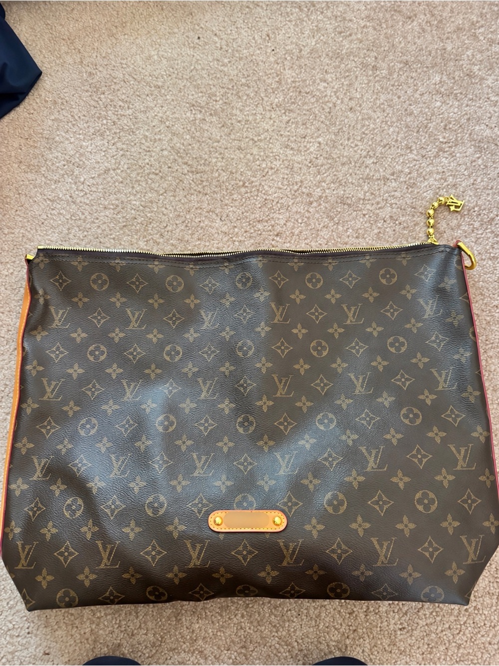 Louis Vuitton Monogram Canvas Toiletry Pouch with Gold Hardware